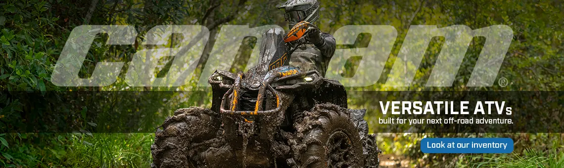 Versatile ATVs built for your next off-road adventure.